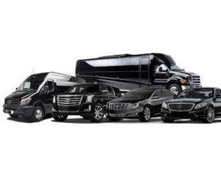 Black luxury fleet vehicles