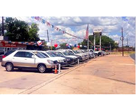 Car dealership lot